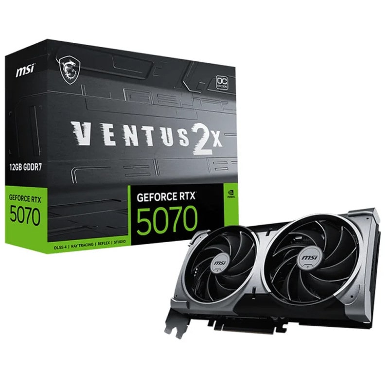 Carte Graphique Gaming MSI GeForce RTX 5070 12Go au meilleur prix en Tunisie